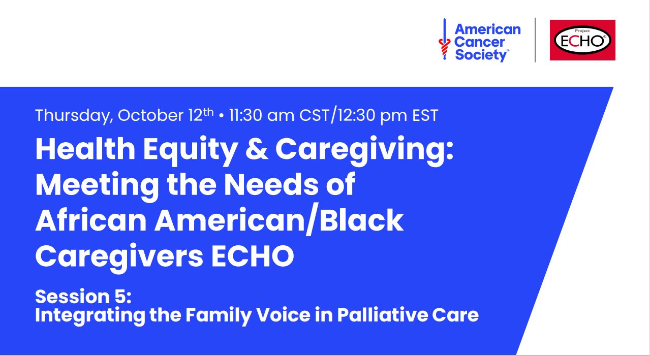 Health Equity and Caregiving Meeting the Needs of African American ...