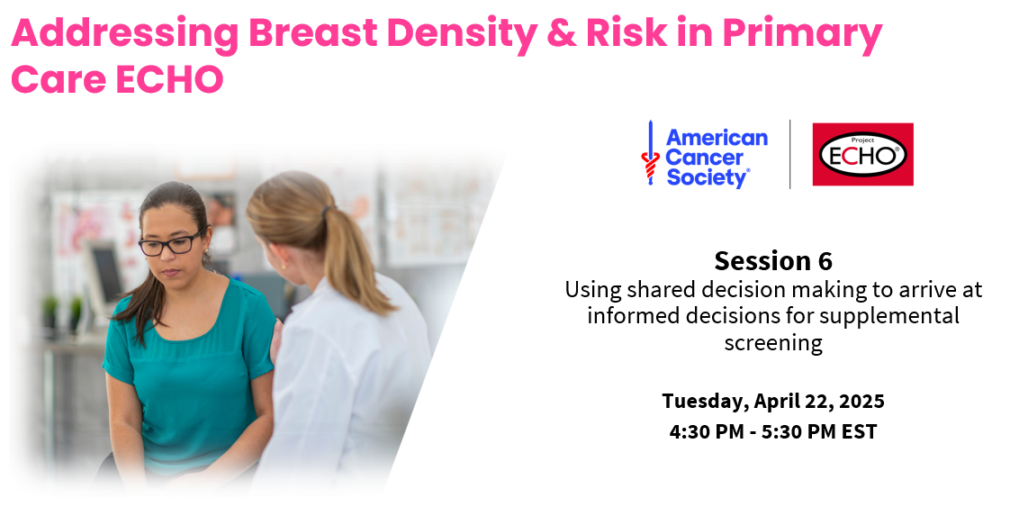 Addressing Breast Density Risk In Cancer Care Echo 4 22 25